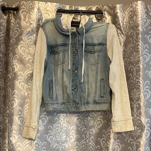 Mudd Blue and Cream Kids Jean Jacket